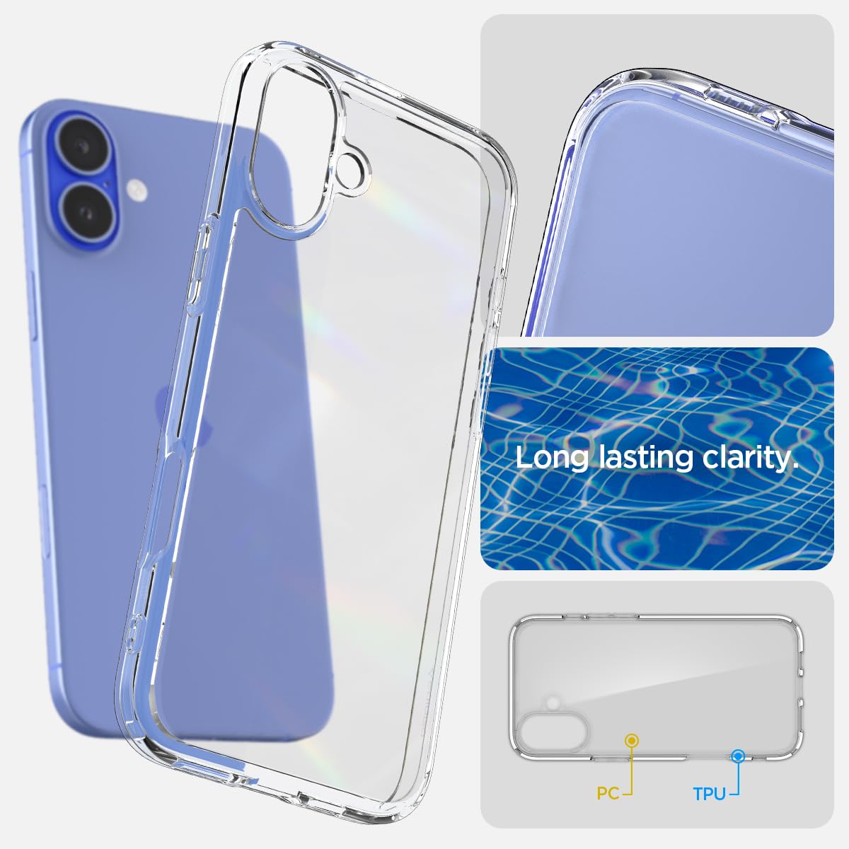 Spigen Ultra Hybrid Back Cover Case for iPhone 16