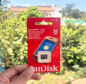 SanDisk 32GB microSDHC Memory Card