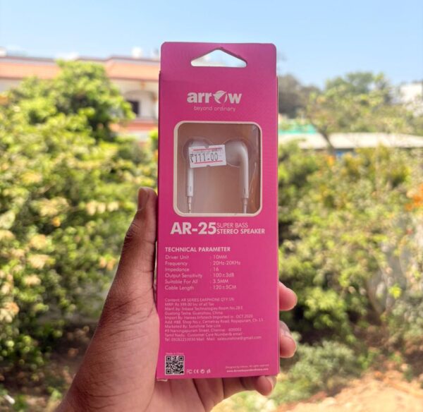 Arrow AR-25 Wired Earphones